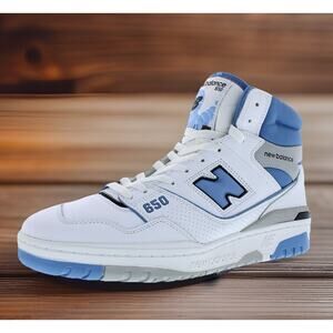 New Balance 650 High Top NBA Shoes Light NC Blue Mens Size 11 New Fast Ship